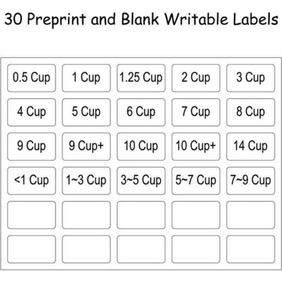 Expandable Food Storage Container Lid Organizer, White - Picture 5 of 5